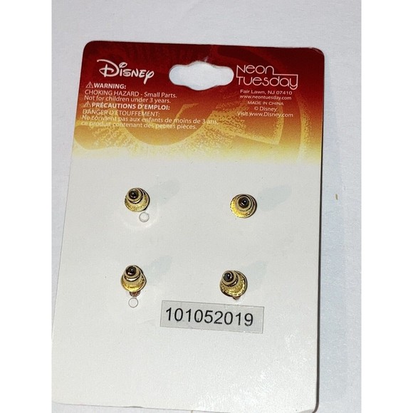 Disney Character The Lion King Movie Brown Timon & Pumbaa Post Earring Set Faces - Picture 6 of 12